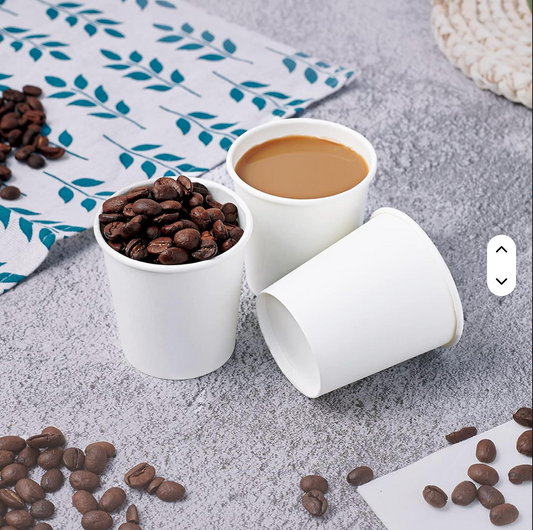4oz White Espresso Cups