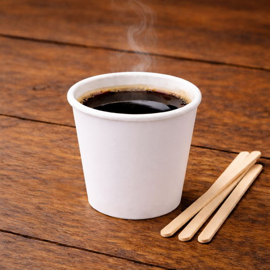 4oz White Espresso Cups