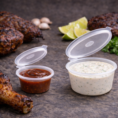 Hinged Sauce Pot 1oz &2oz